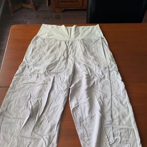 Lululemon Athletic Crop Pants with Pleating Detail
